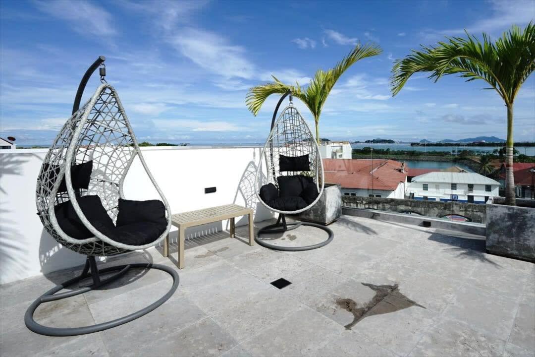 Ferienwohnung Designer 2Br With Pool In Casco Antiguo Panama Stadt Exterior foto